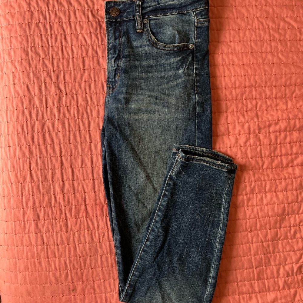 AE size 8S denim jegging
